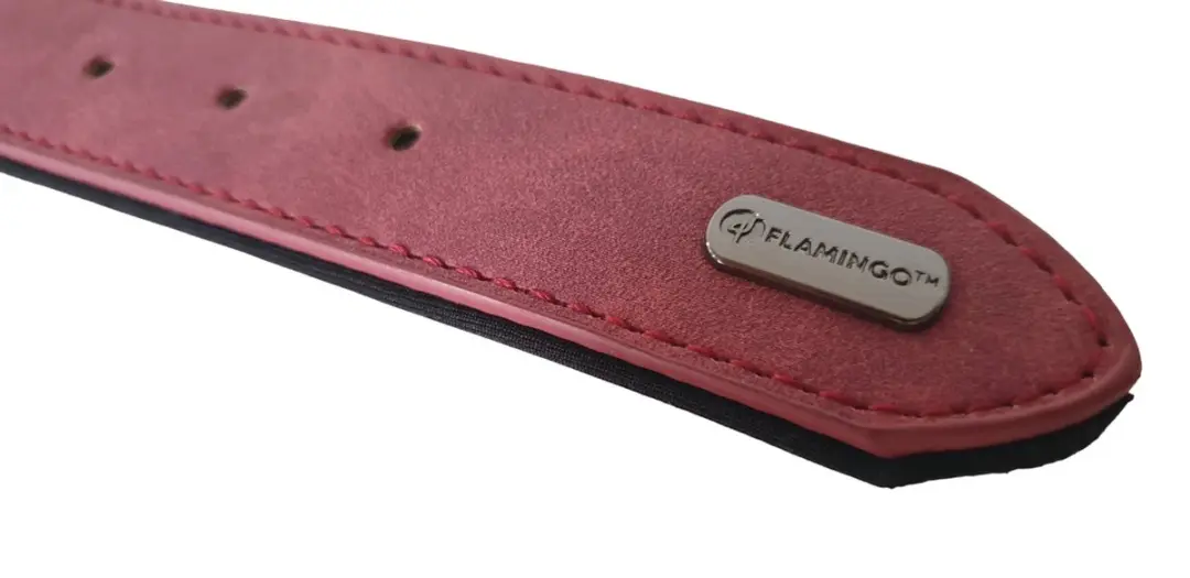 Flamingo Delu Halsband Honden XXL 52-62cm - Rood