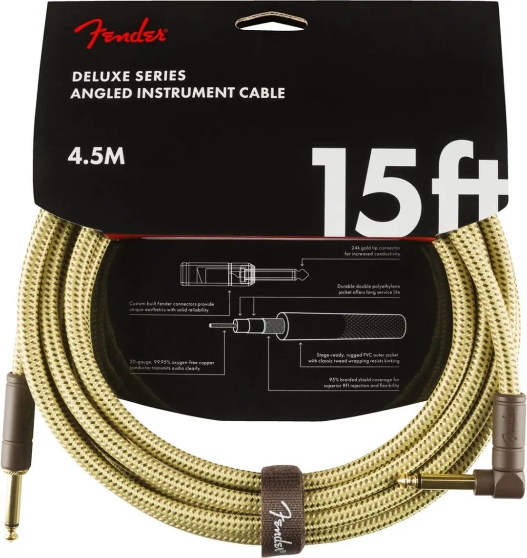 Fender Deluxe Series Instrumentenkabel 4.5m