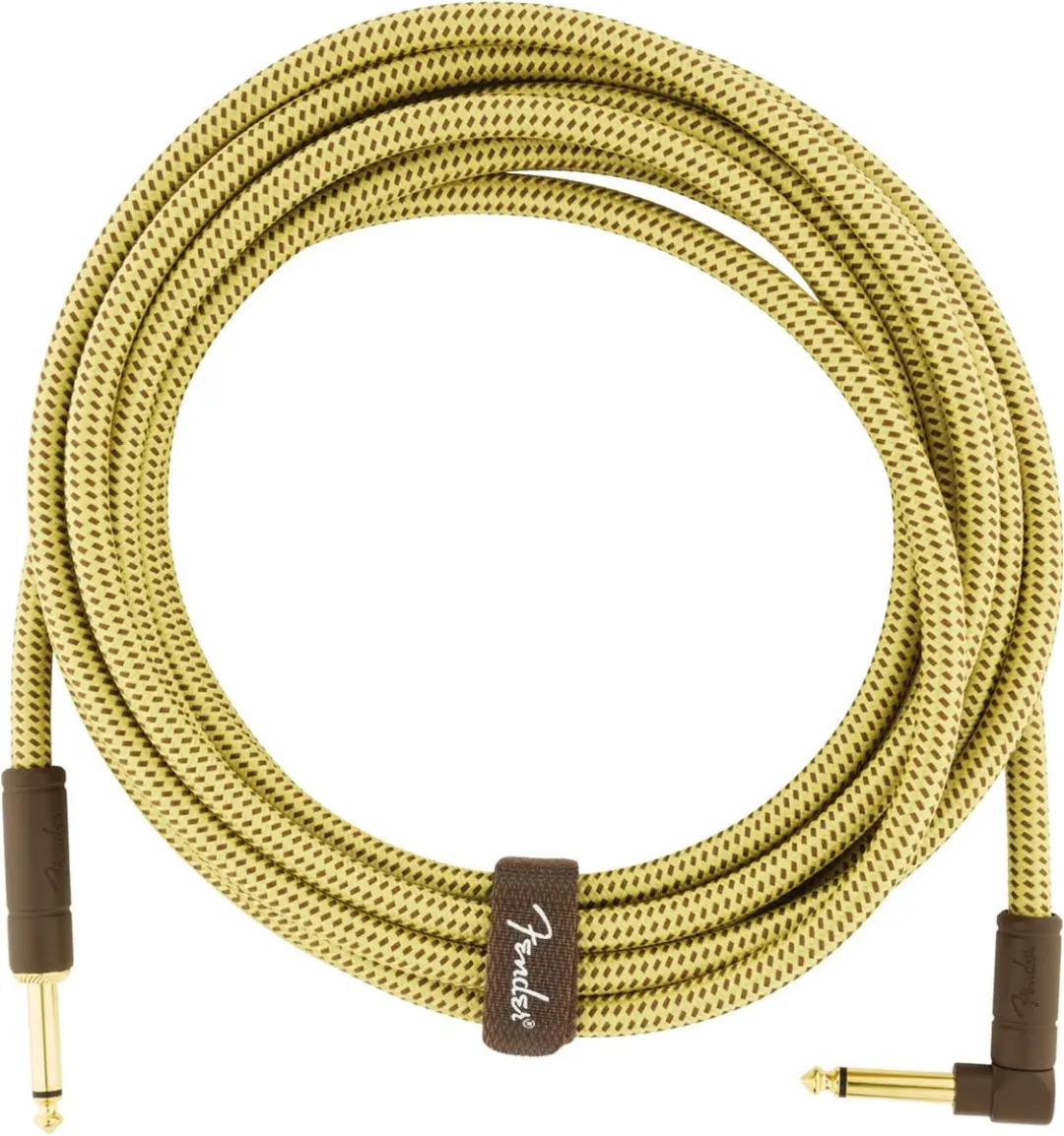 Fender Deluxe Series Instrumentenkabel 4.5m - Geel - afbeelding 5 van 5