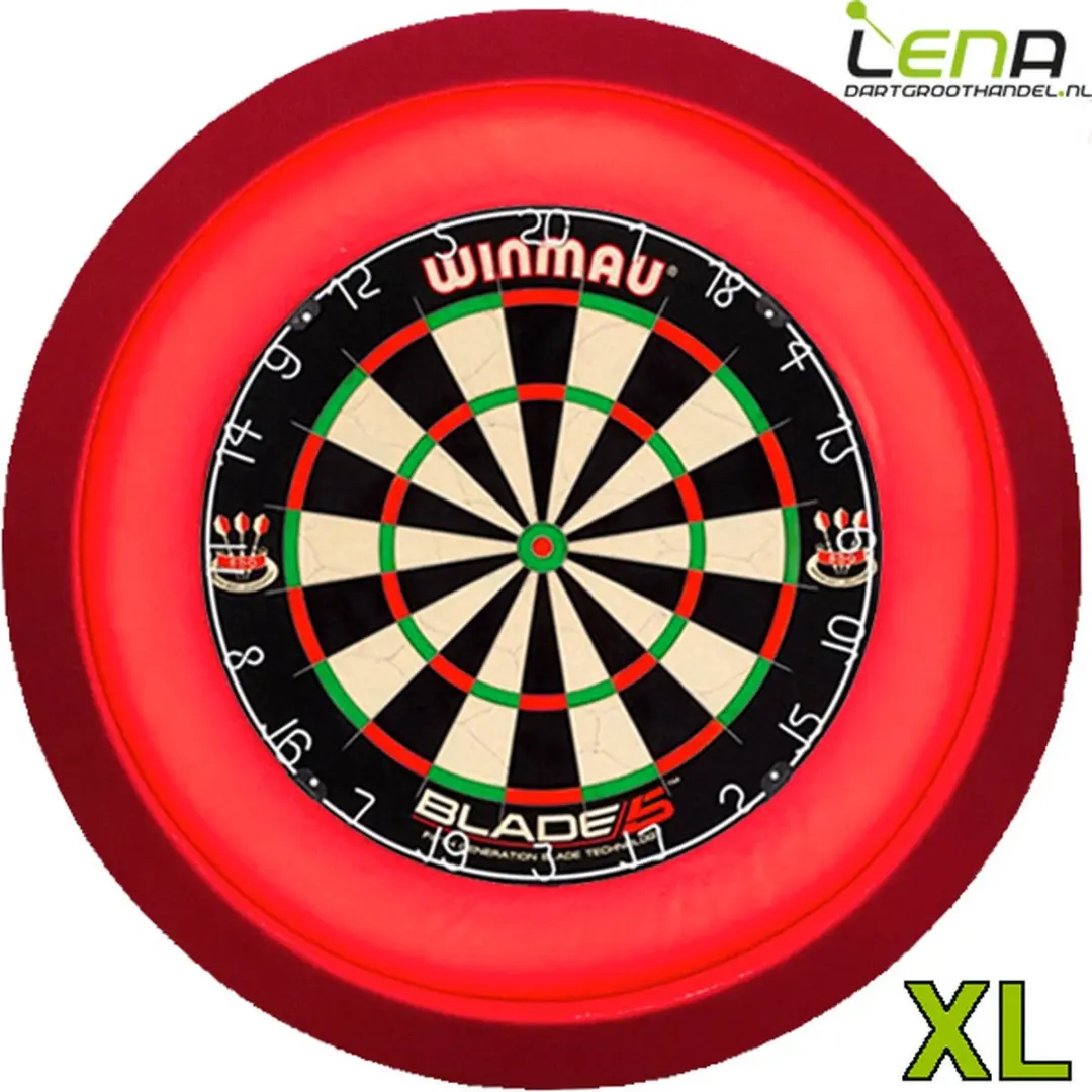 Lena Dartbordverlichting Deluxe XL LDVVOORDEEL.74 - Rood