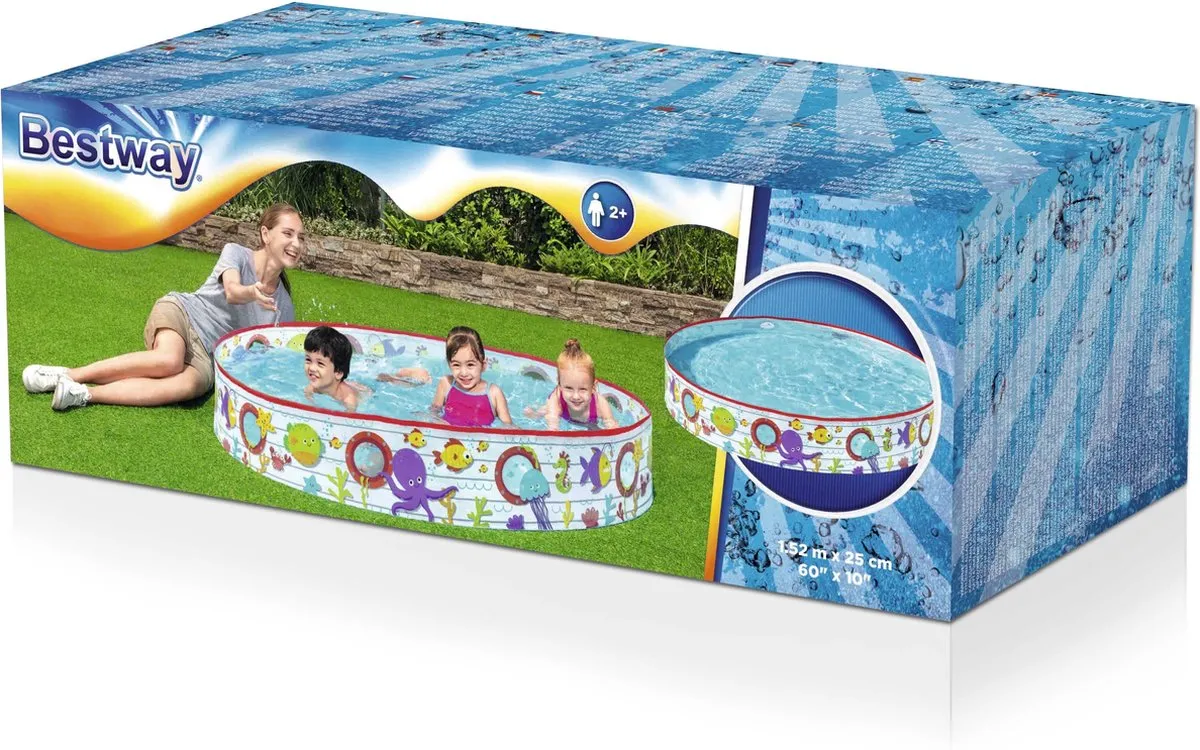 Bestway Opblaasbaar Zwembad 152x25cm - 6942138981872 - afbeelding 6 van 6