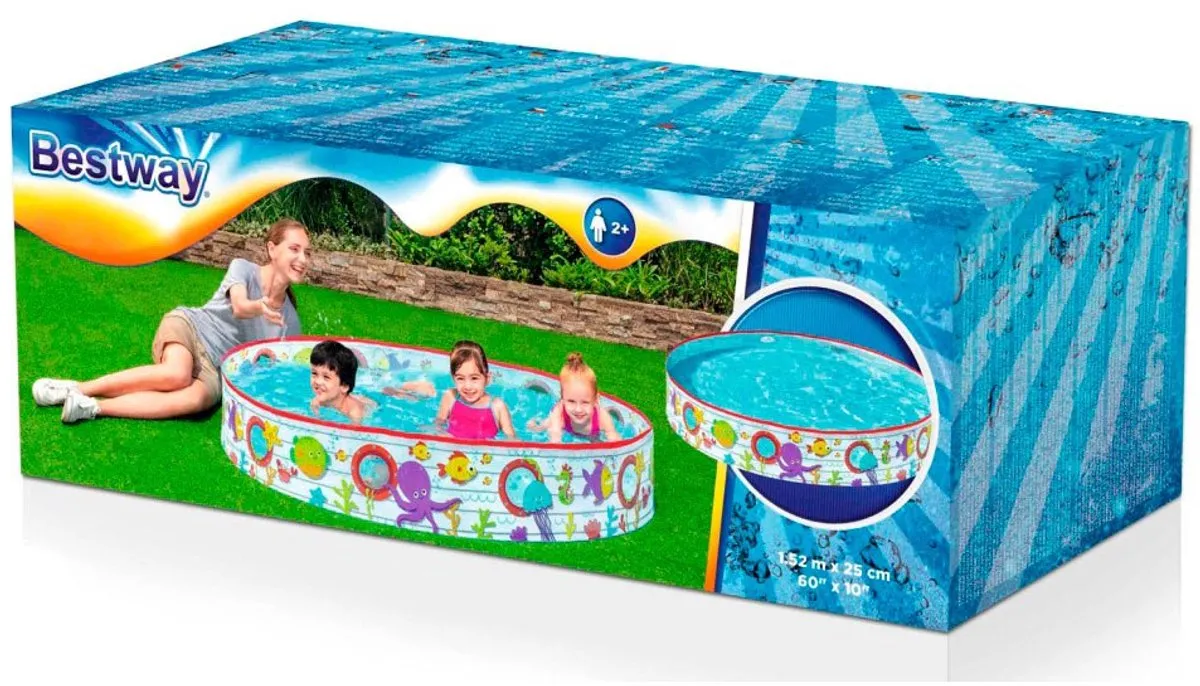 Bestway Opblaasbaar Zwembad 152x25cm - 6942138981872