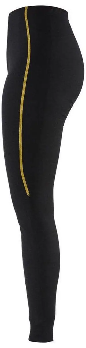 Blåkläder FR Dames Lange Onderbroek 7203-1075 - Merino 78% - XS - Zwart