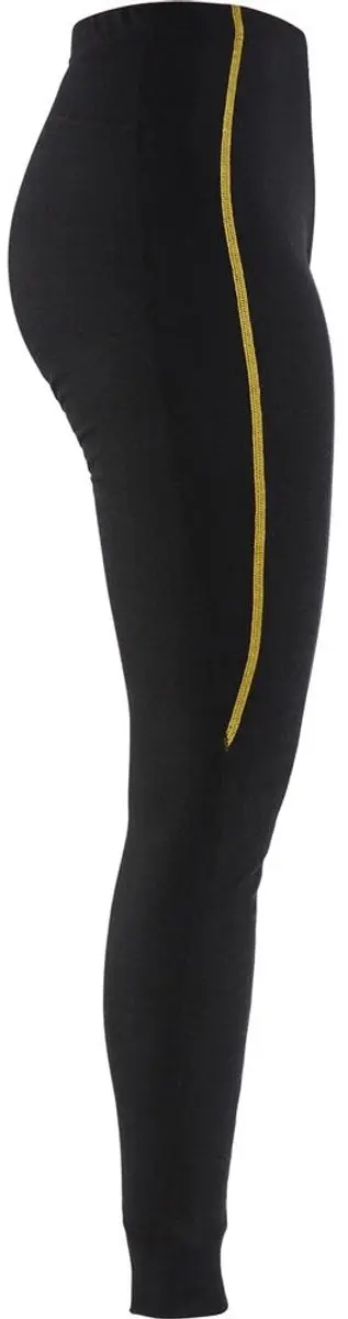 Blåkläder FR Dames Lange Onderbroek 7203-1075 - Merino 78% - XS - Zwart