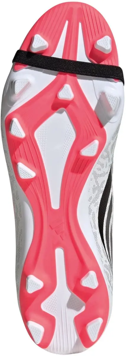 Adidas Predator Club FG Voetbalschoenen 47 1/3 - Wit/Rozerood/Zwart
