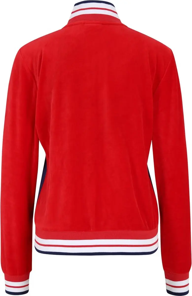 Fila Zabiz Track Jacket Dames - XL - True Red/Medieval Blue