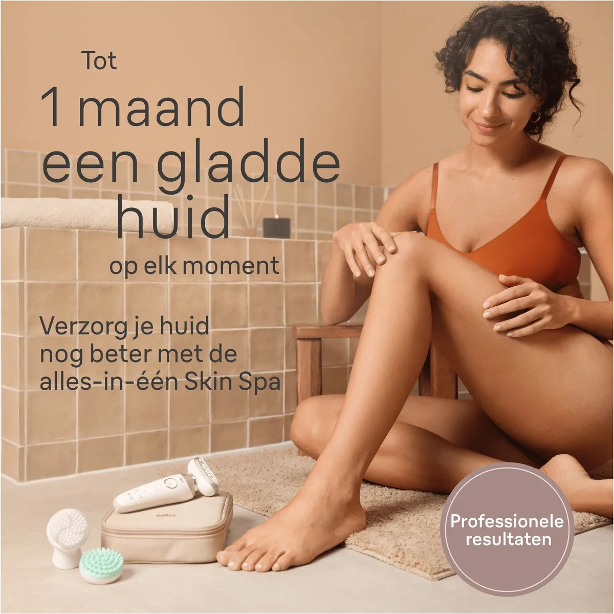 Braun Silk·épil 9 Flex SkinSpa 9-481 - Epilator - 6 Opzetstukken - Wit/Goud - afbeelding 6 van 6