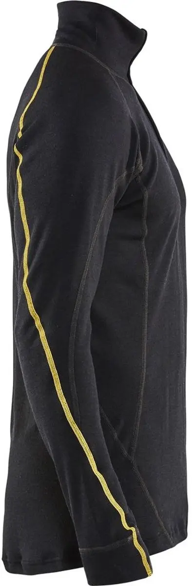 Blåkläder FR Onderhemd Zip-Neck 4796-1075 - Zwart - XXL