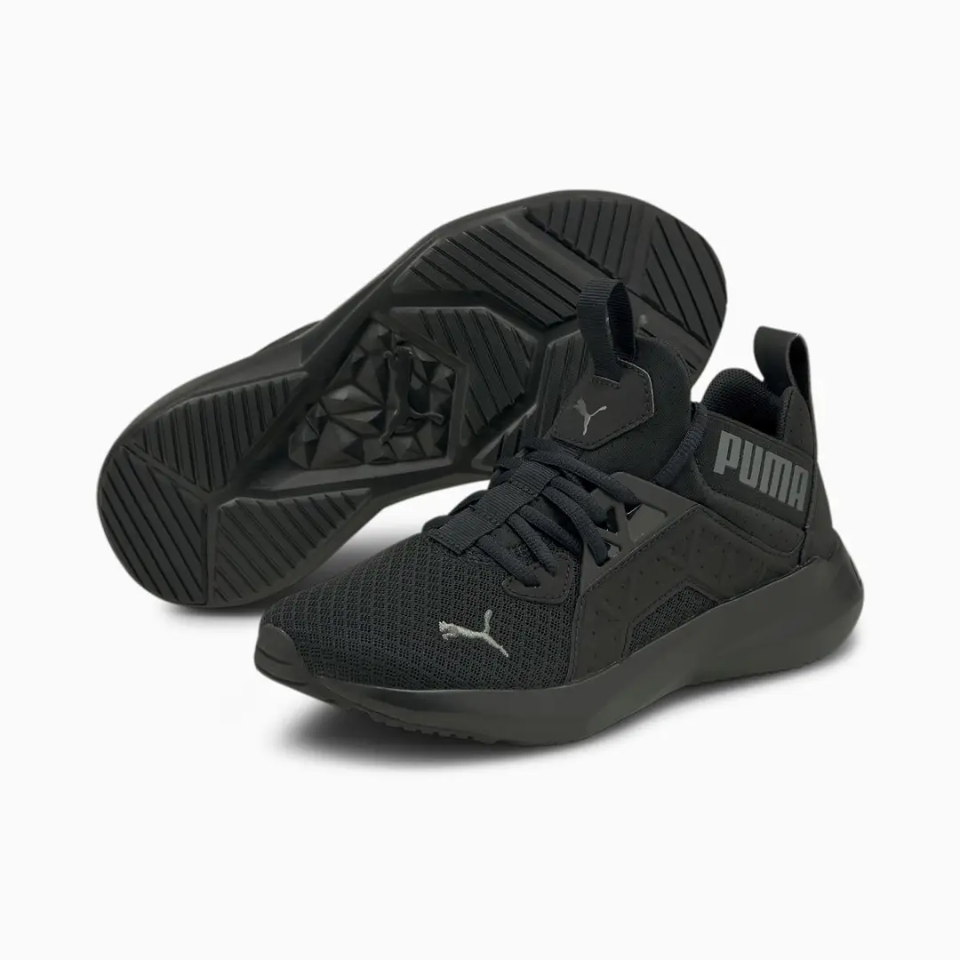 PUMA 195569_01_38 Sportschoen - Zwart/Grijs - Maat 38
