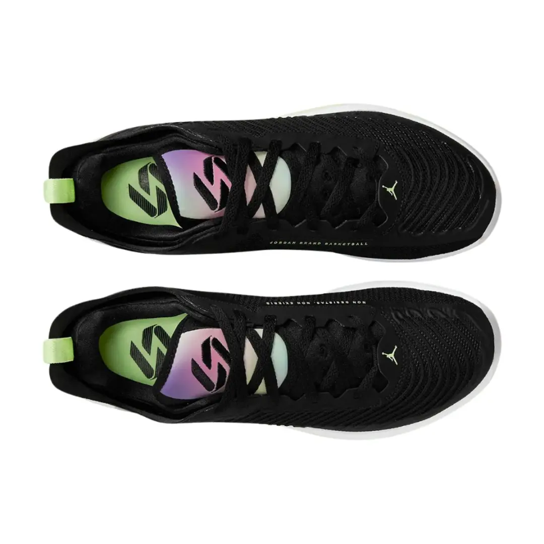 Jordan Luka 1 - Zwart/Lime Glow - Maat 45