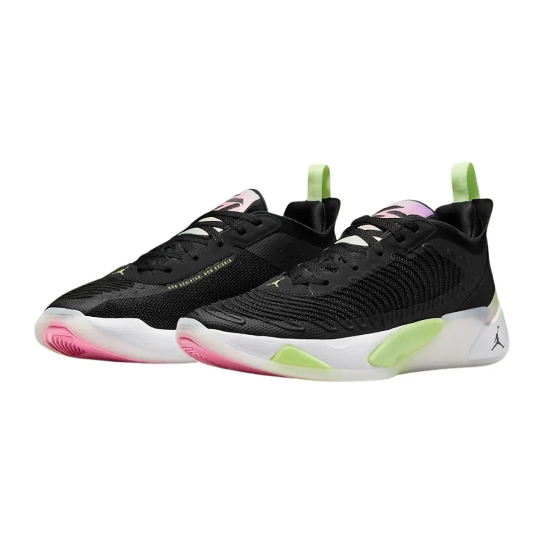 Jordan Luka 1 - Zwart/Lime Glow - Maat 45