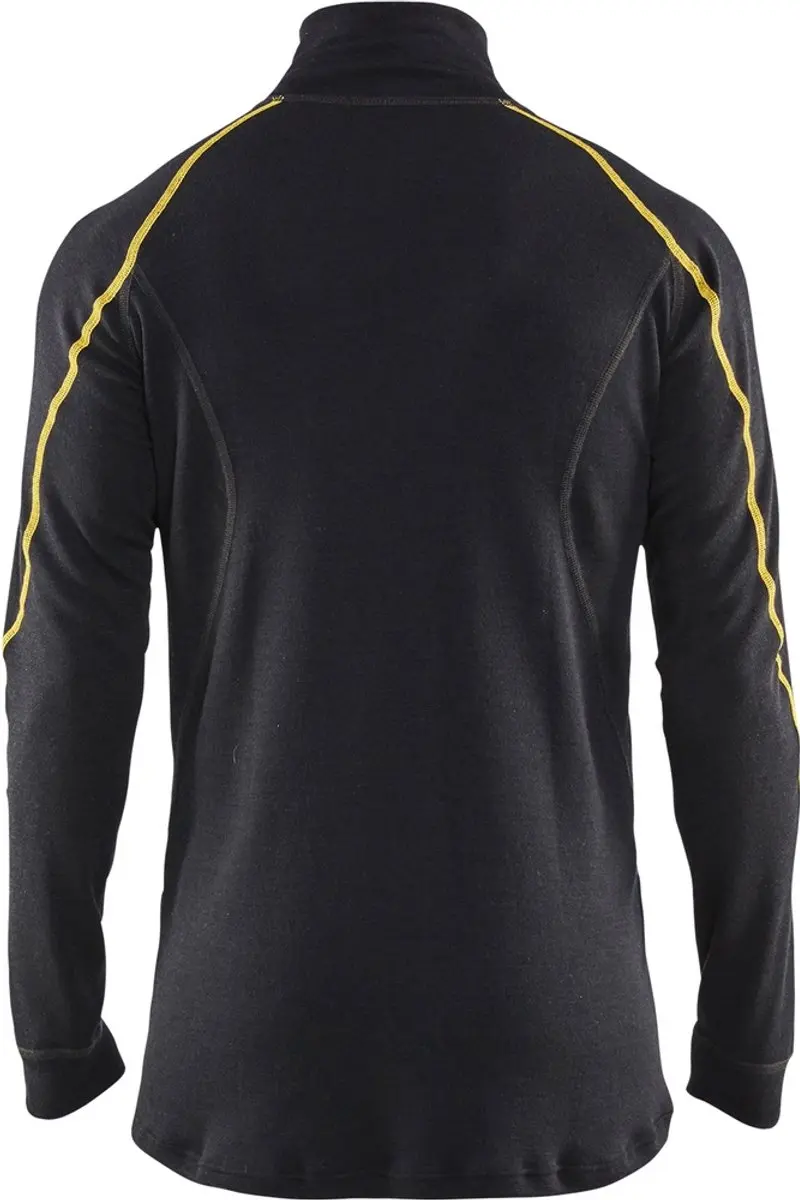 Blåkläder FR Onderhemd Zip-Neck 4796-1075 - Zwart - XS