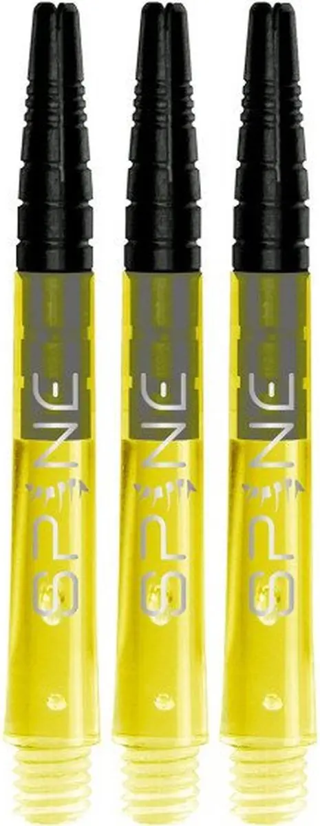Bull's Spine Yellow Dart Shafts BU-55264 - 3 Stuks