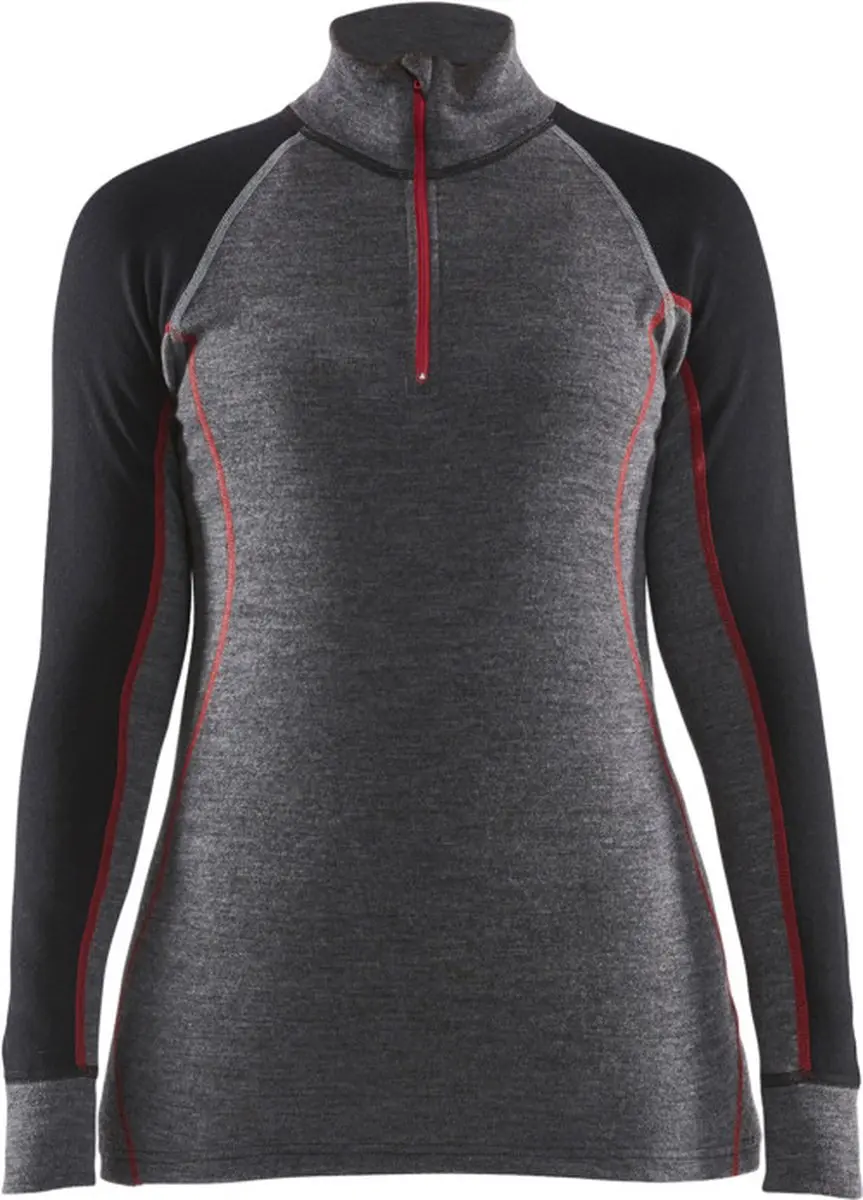 Blåkläder Dames Onderhemd XWARM 7299-1736 - Medium Grijs/Zwart