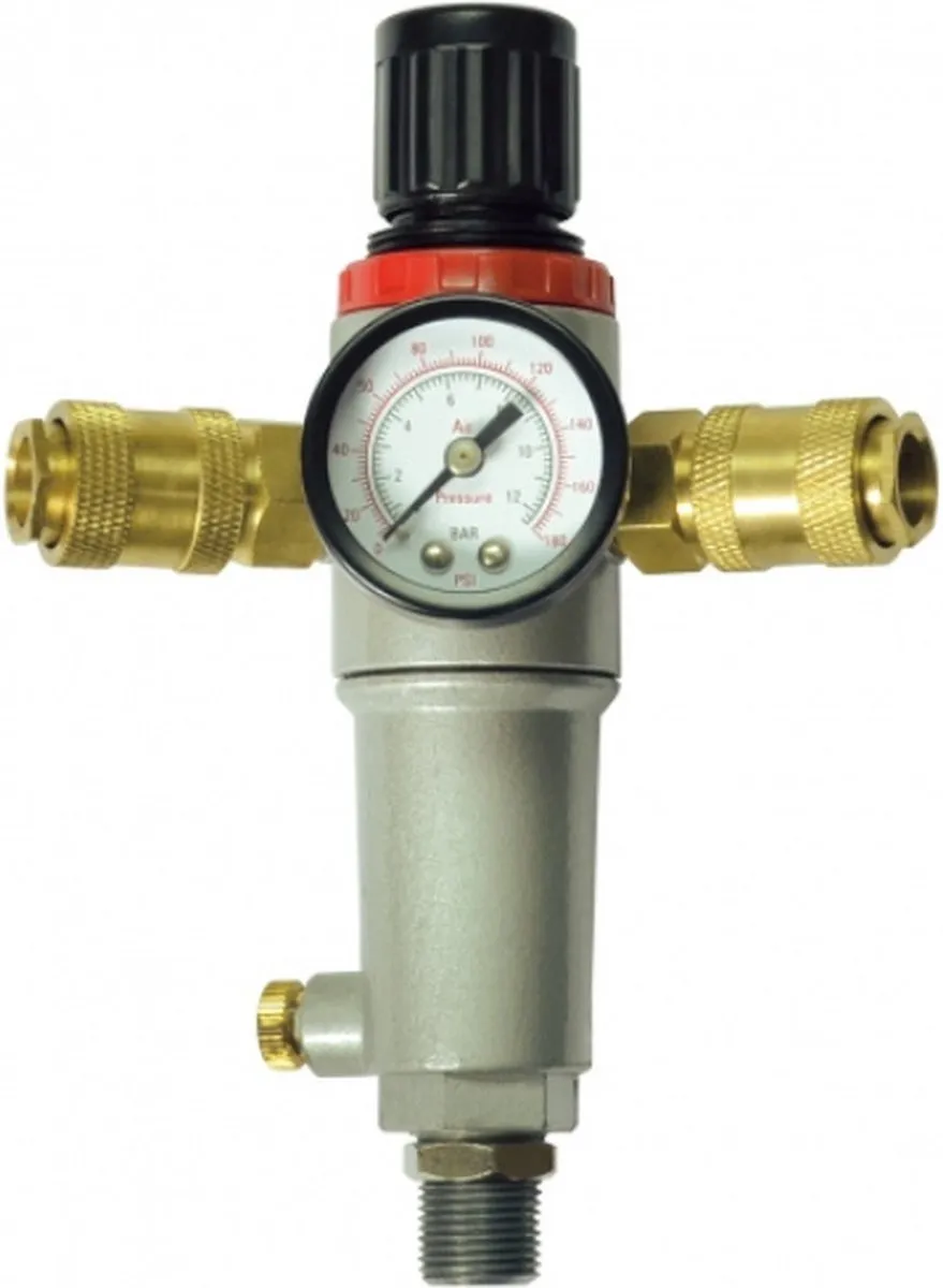 Stanley Drukregelaar 152172XSTN met Manometer