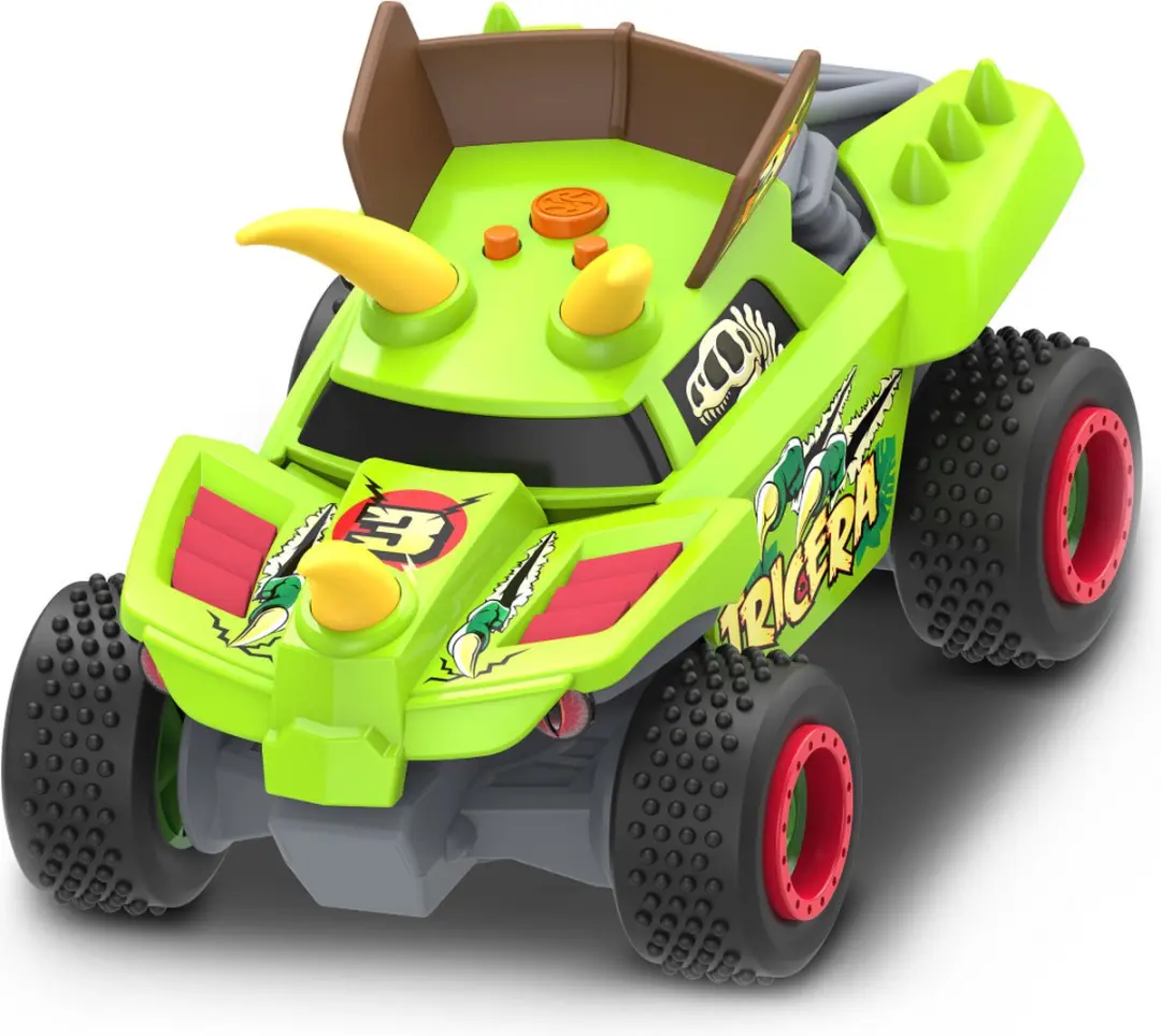 NIKKO Road Rippers Extreme Action Monsterauto Triceratops - Groen