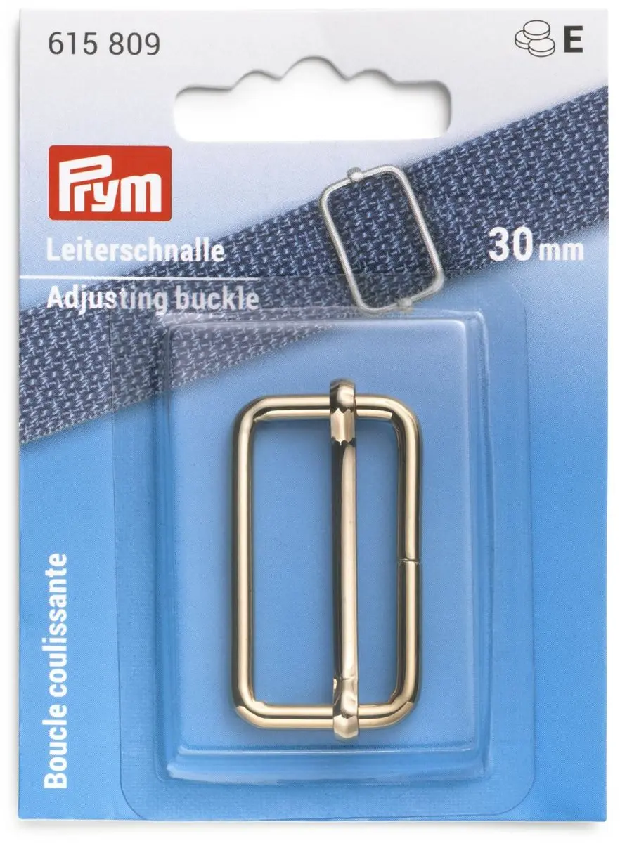 Prym Regelbare Gesp 30mm - New Gold - afbeelding 2 van 3