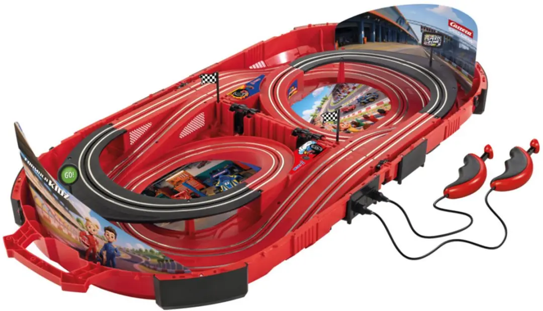 Carrera FormulaKidz Racebaan Speed Arena Koffer Rood/Blauw 2,77m