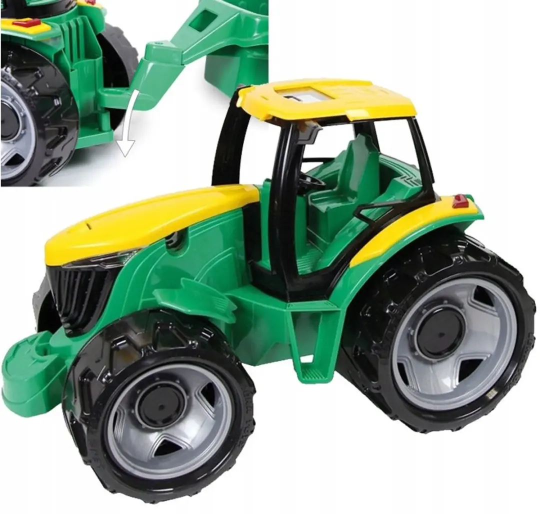 Lena Reuzentractor met Groene Aanhangwagen - 91cm