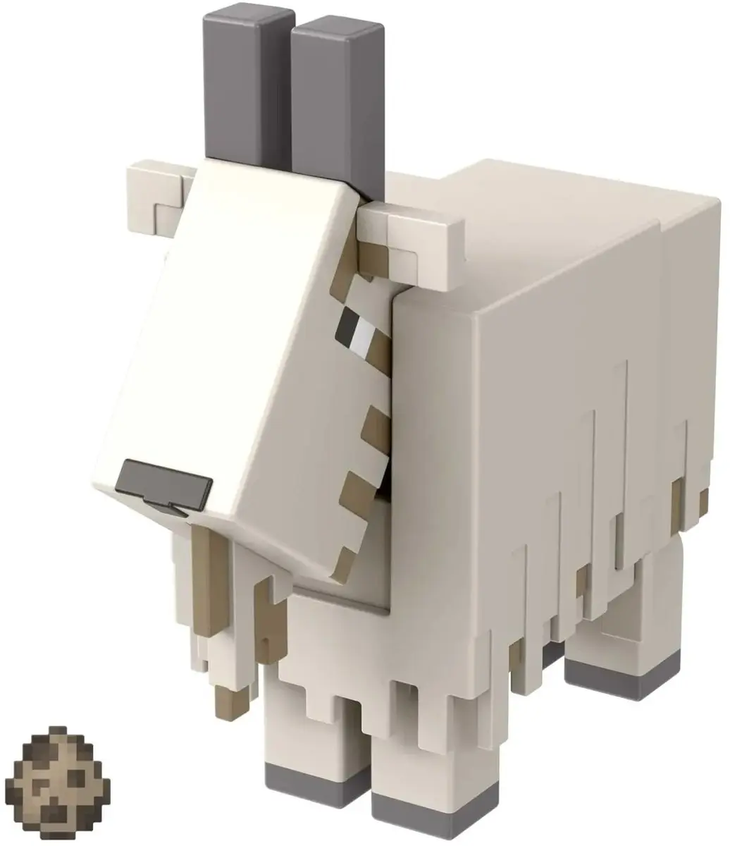 Minecraft Geit Actiefiguur 8cm - Wit