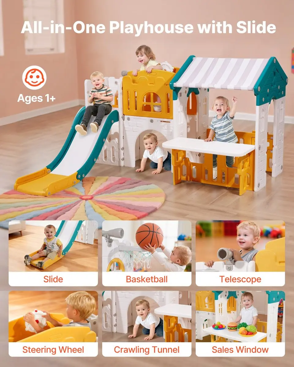 Lifetime Games Kinderspeelhuisje Buitenspeelgoed - Meerkleurig