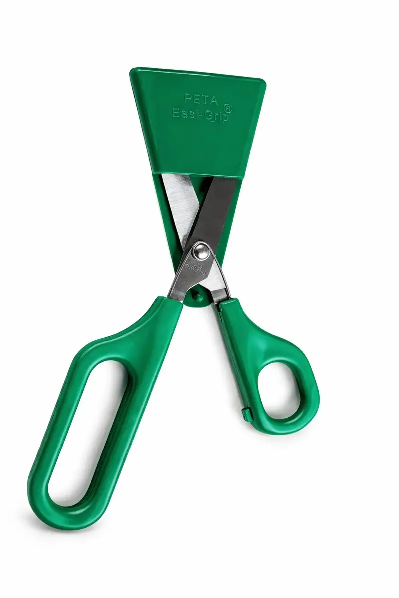 Vitility Long Loop Schaar - Linkshandig - 75mm - Groen