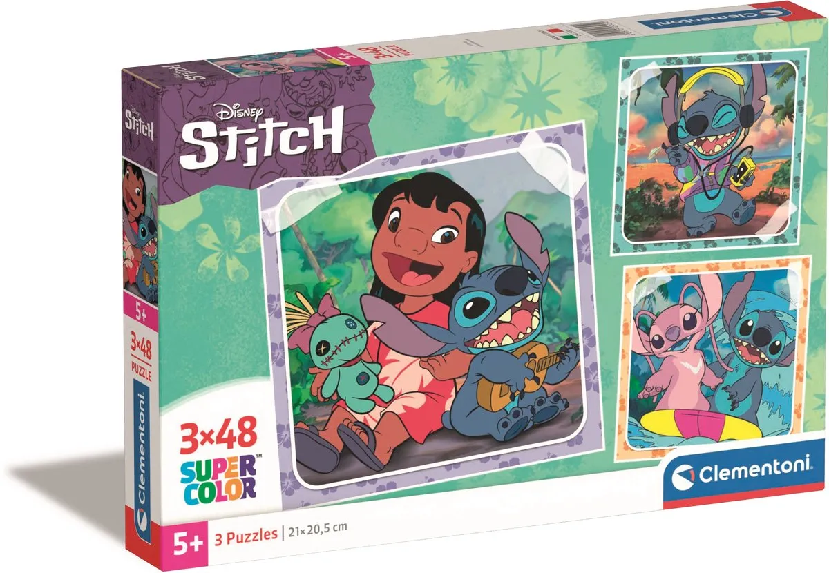 Clementoni Lilo en Stitch Puzzel 144 Stuks - Multicolor