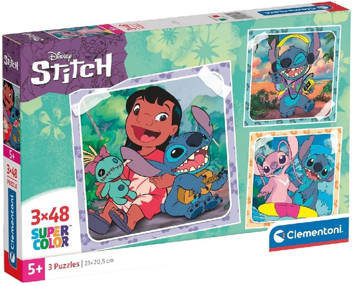 Clementoni Lilo en Stitch Puzzel 144 Stuks - Multicolor