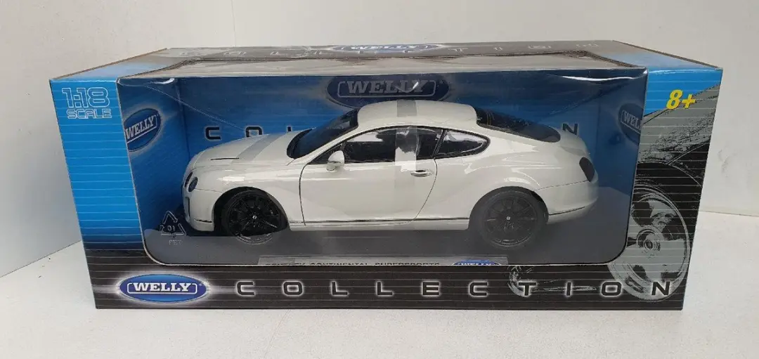 Bentley Continental Supersports 1:18 Modelauto - Wit