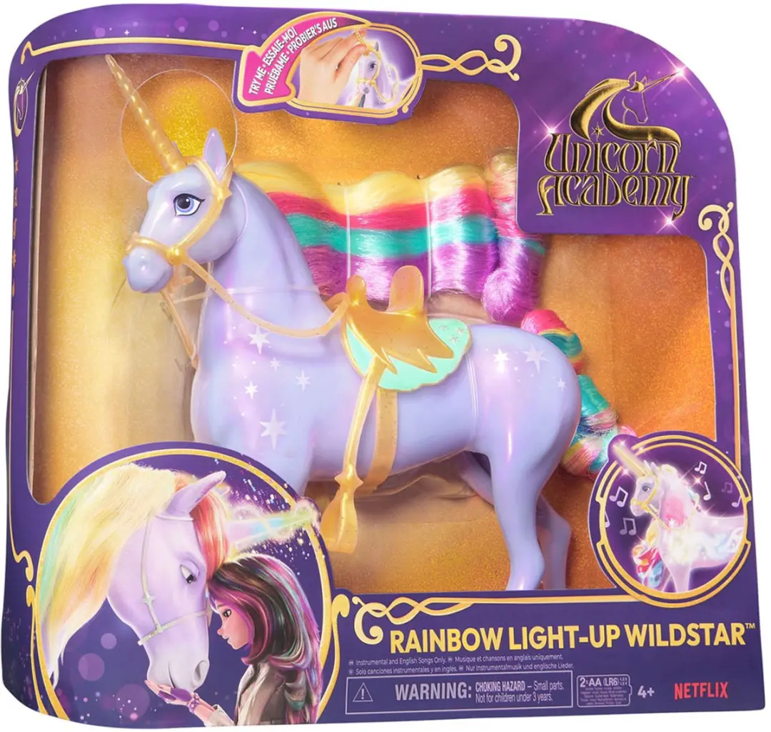 Unicorn Academy Wildstar Eenhoorn - Regenbooglicht & Geluid - MPN 6071157