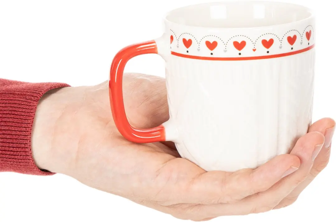 Kaemingk Keramische Koffiemok - 2 Stuks - Wit