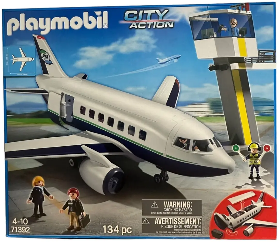 Playmobil City Life Vracht- en Passagiersvliegtuig 71392