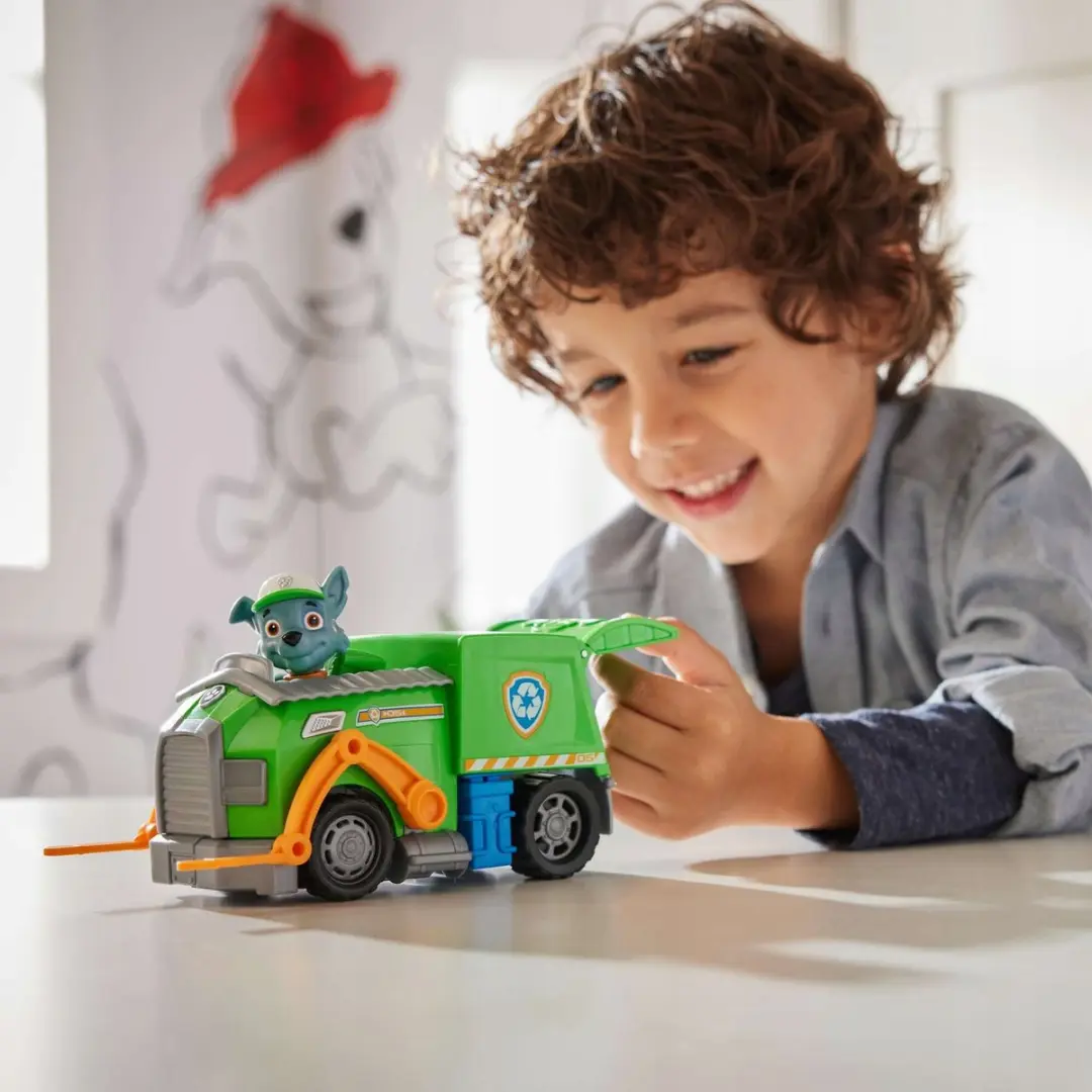 Spin Master Paw Patrol Rocky Vuilniswagen - Groen - afbeelding 2 van 5