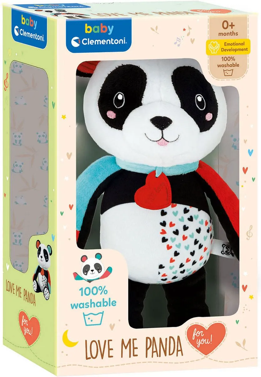 Clementoni Pluche Panda Interactief Speelgoed 17656 - Multicolor