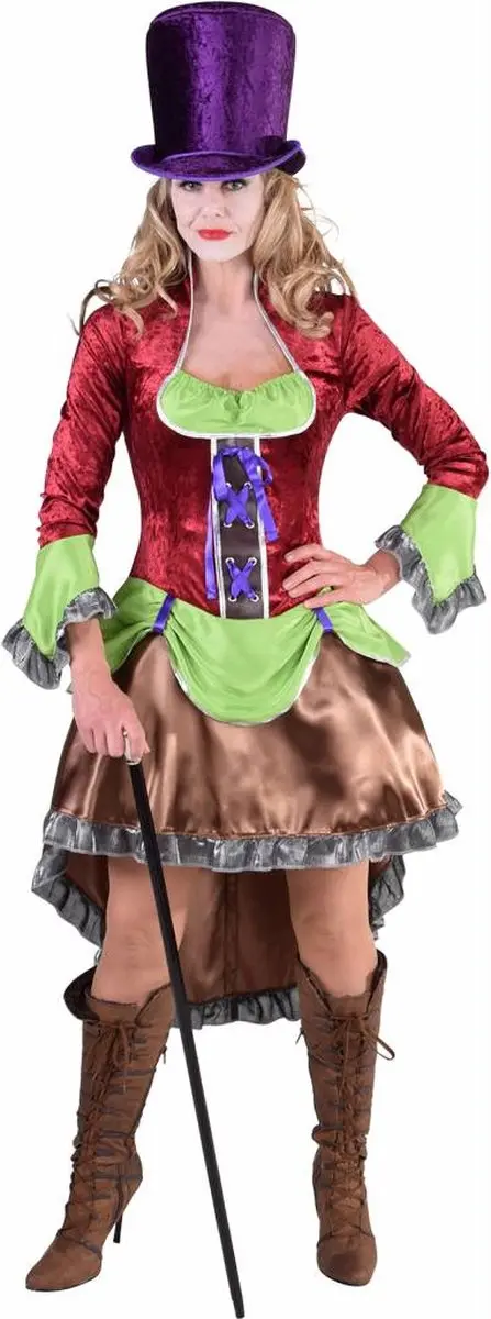 Espa Steampunk Burlesque Kostuum - Maat S - Multikleur