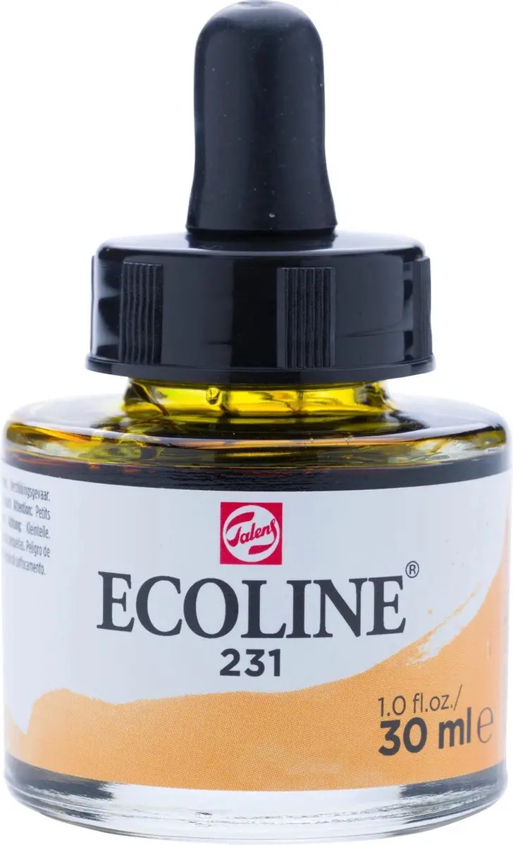 Ecoline Talens Aquarelverf #231 Goudoker