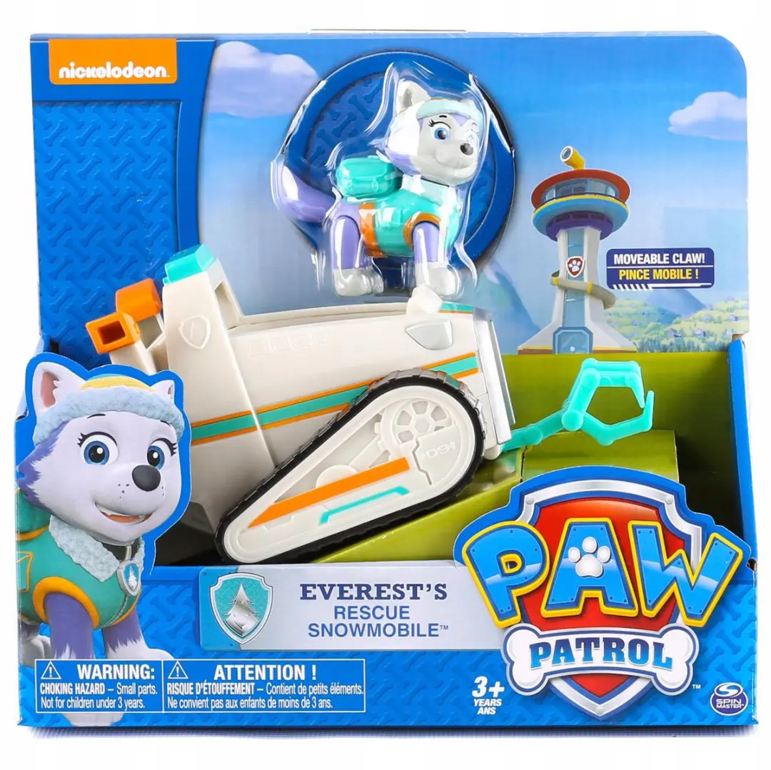 Spin Master PAW Patrol Everest Sneeuwscooter - 6058448 - Wit/Groen/Paars