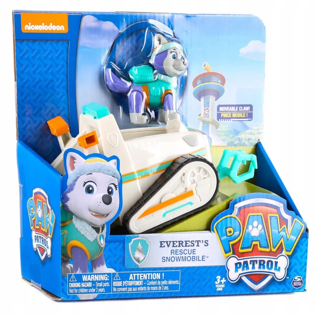 Spin Master PAW Patrol Everest Sneeuwscooter - 6058448 - Wit/Groen/Paars