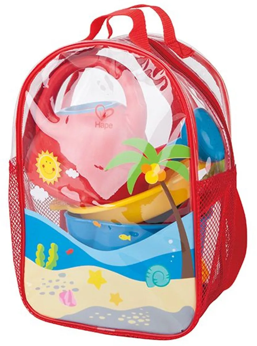 Hape Beach Basics Rugzak - Geel