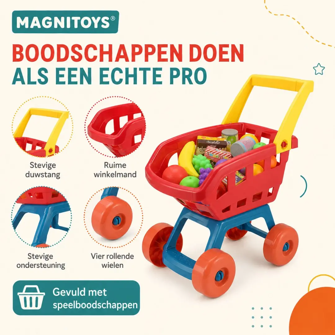 MagniToys Winkelkar Speelgoed Rollenspel