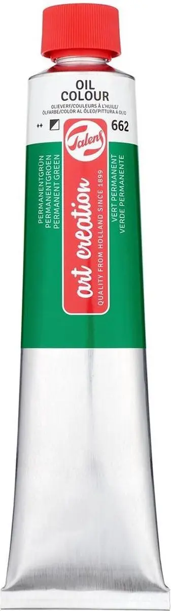Royal Talens Olieverf Permanentgroen 662 200ml