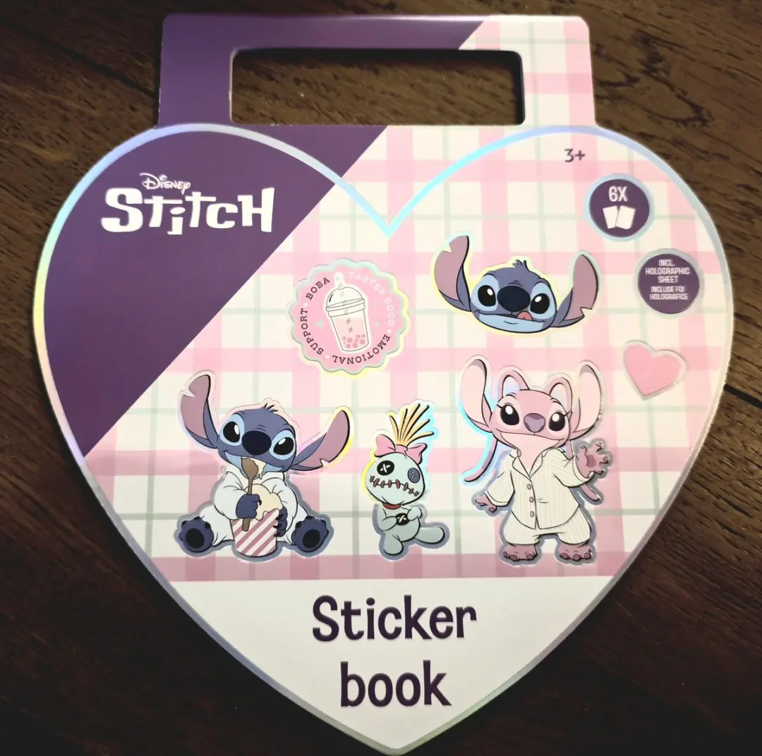 Disney Lilo & Stitch Stickerboek Hartvorm