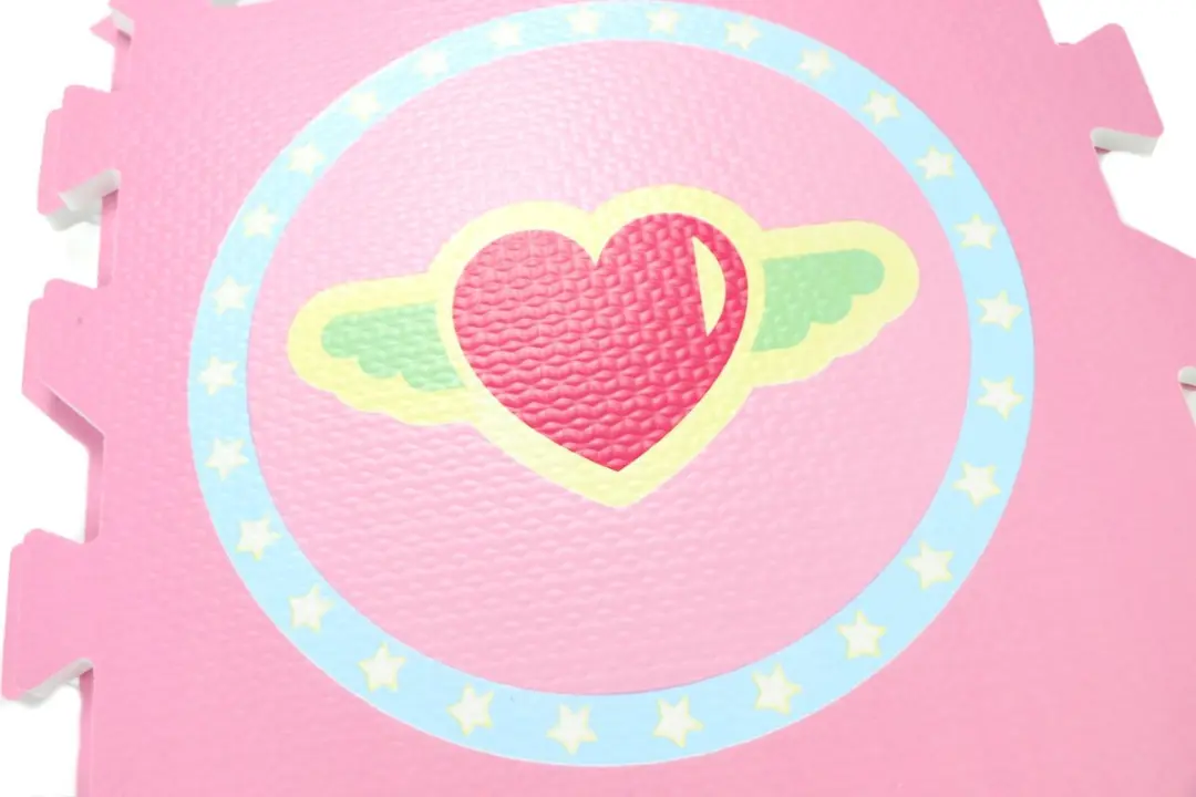 Unicorn Puzzelmat FM01 - 9 Stukken 90x90cm - Roze/Blauw/Geel