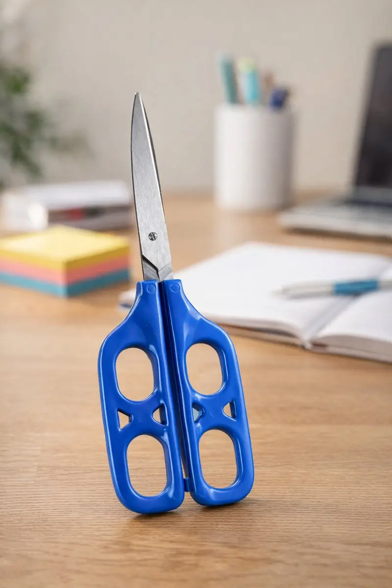 Vitility Eenvoudige Grip Schaar 75mm - Rechtshandig - Blauw