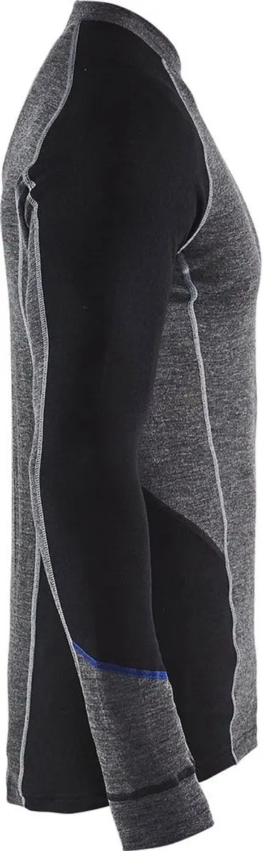Blåkläder Onderhemd 100% Merino Warm 4897-1732 - XXXL Medium Grijs/Zwart