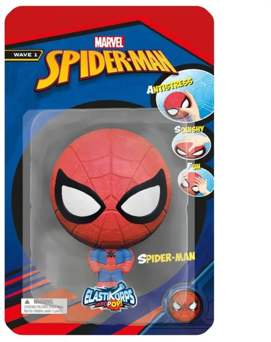 Marvel Spider-Man Squishy 10cm - Rood