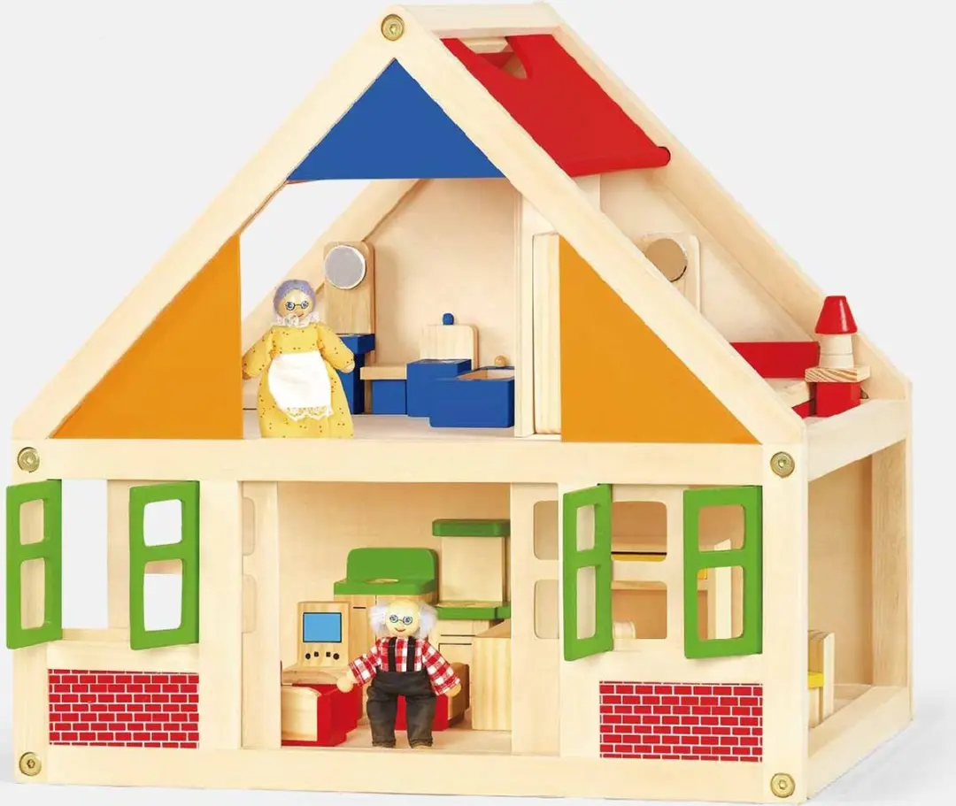 Viga Toys Poppenhuis Opa en Oma