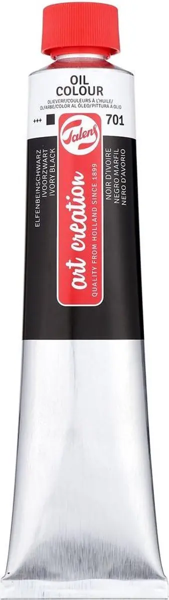 Royal Talens Art Creation Olieverf Tube Ivoorzwart 701