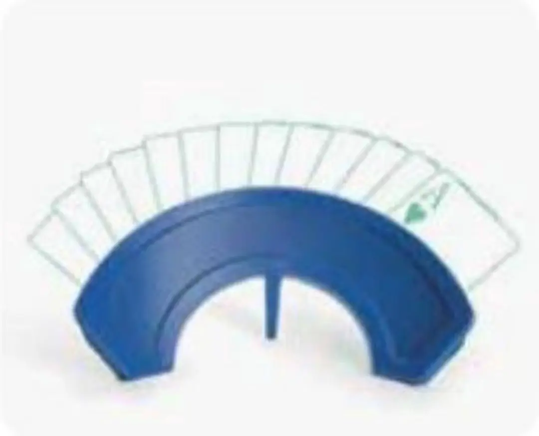 Vitility Speelkaart Houder met Greep 53802003 - Blauw
