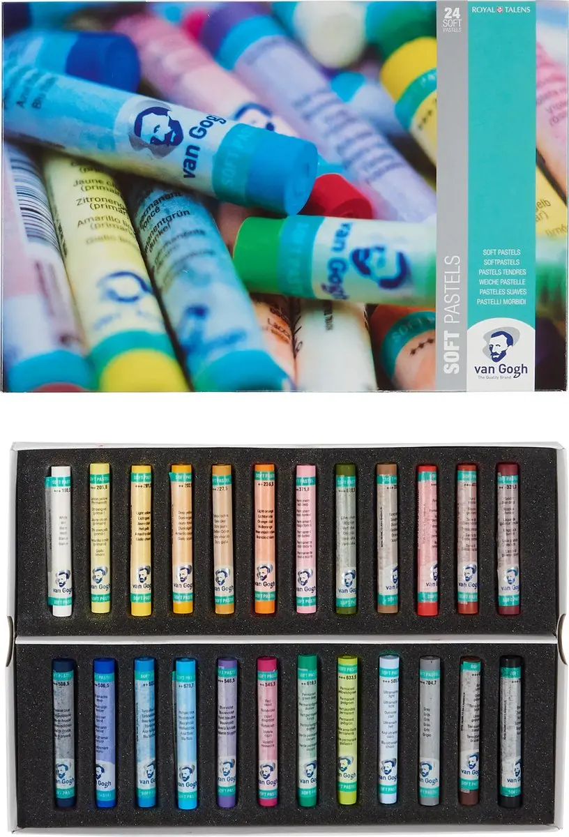 Van Gogh Soft Pastel Set 24 Kleuren